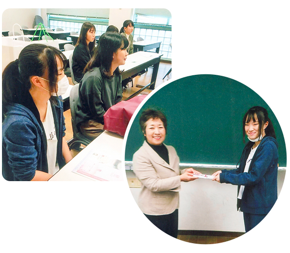 県立大学助成金贈呈